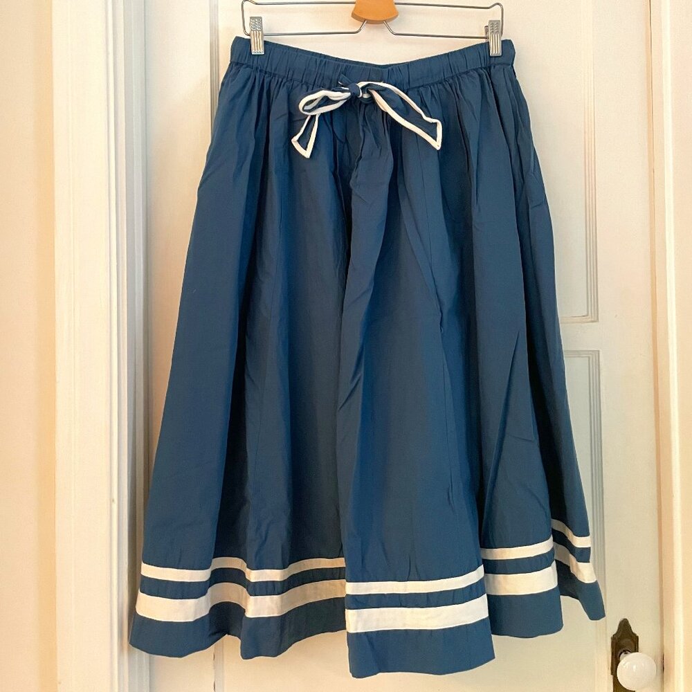 HYFVE Full Cotton Midi Sailor Skirt - L